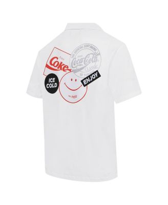 Men's Coca-Cola Ice Cold Coke Button-Up Shirt