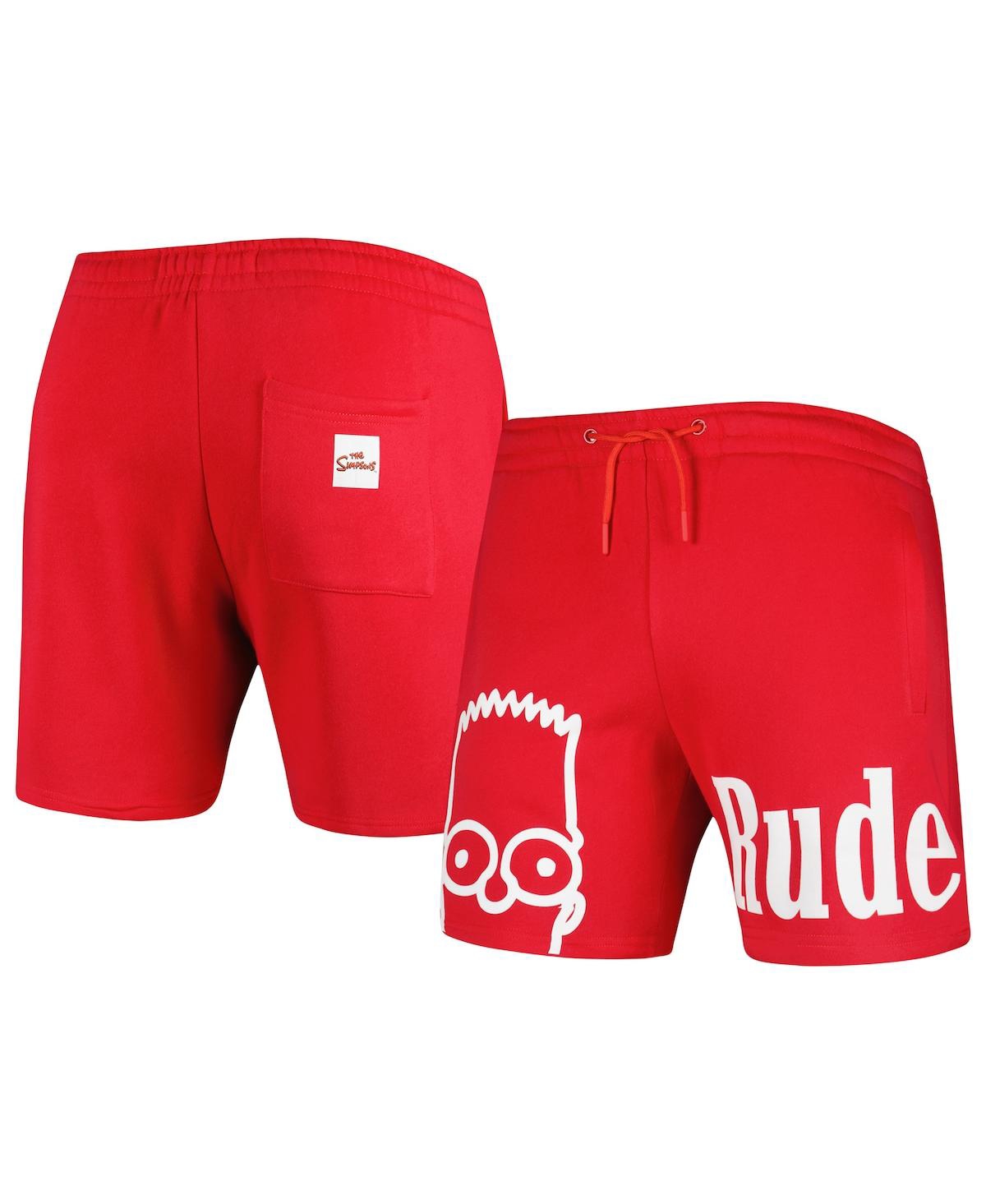Freeze Max Men's Red The Simpsons Rude Shorts