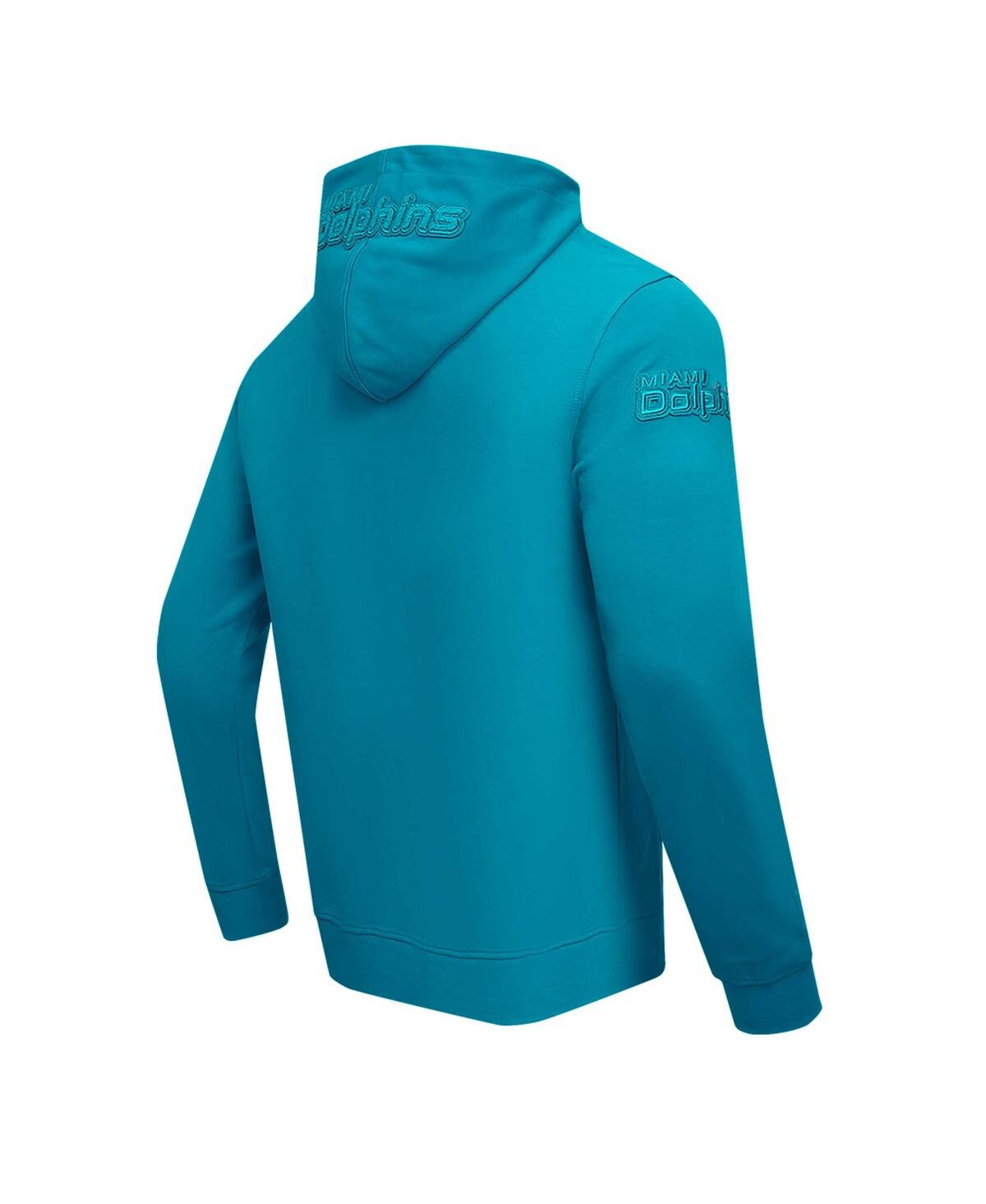 Pro Standard Men's Aqua Miami Dolphins Triple Tonal Full-zip Hoodie In Aqua