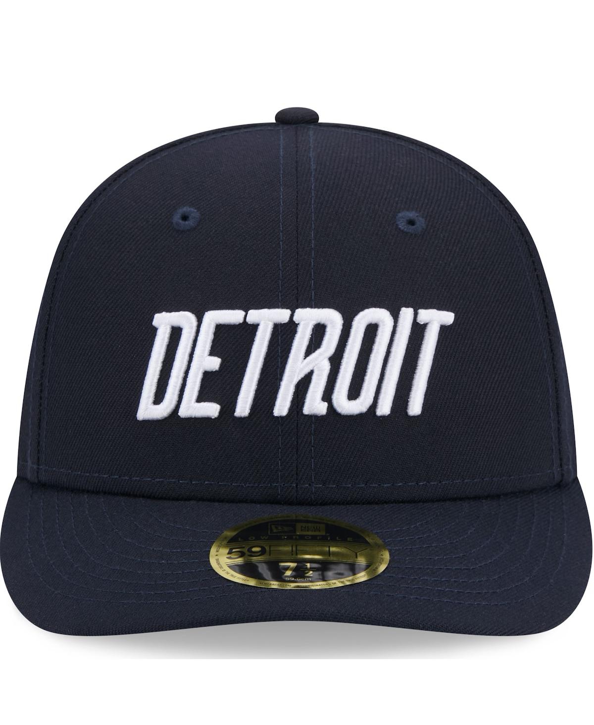 New Era Men'sDetroit Tigers 2024 City Connect Low Profile 59FIFTY Fitted Hat - Navy