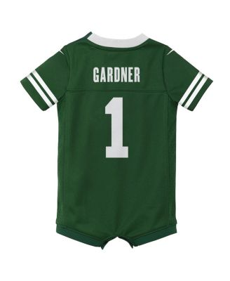 Newborn Infant Ahmad Sauce Gardner Legacy New York Jets Game Romper Jersey