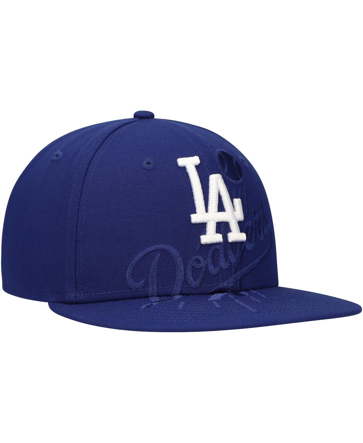 New Era Men'sLos Angeles Dodgers Shadow Logo 59FIFTY Fitted Hat - Royal