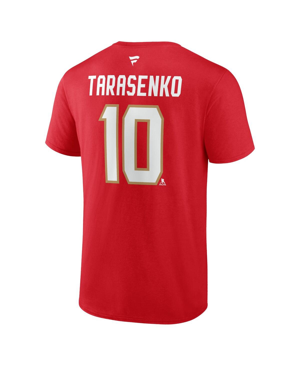 Fanatics Men's Vladimir Tarasenko Florida Panthers Authentic Stack Name Number T-Shirt