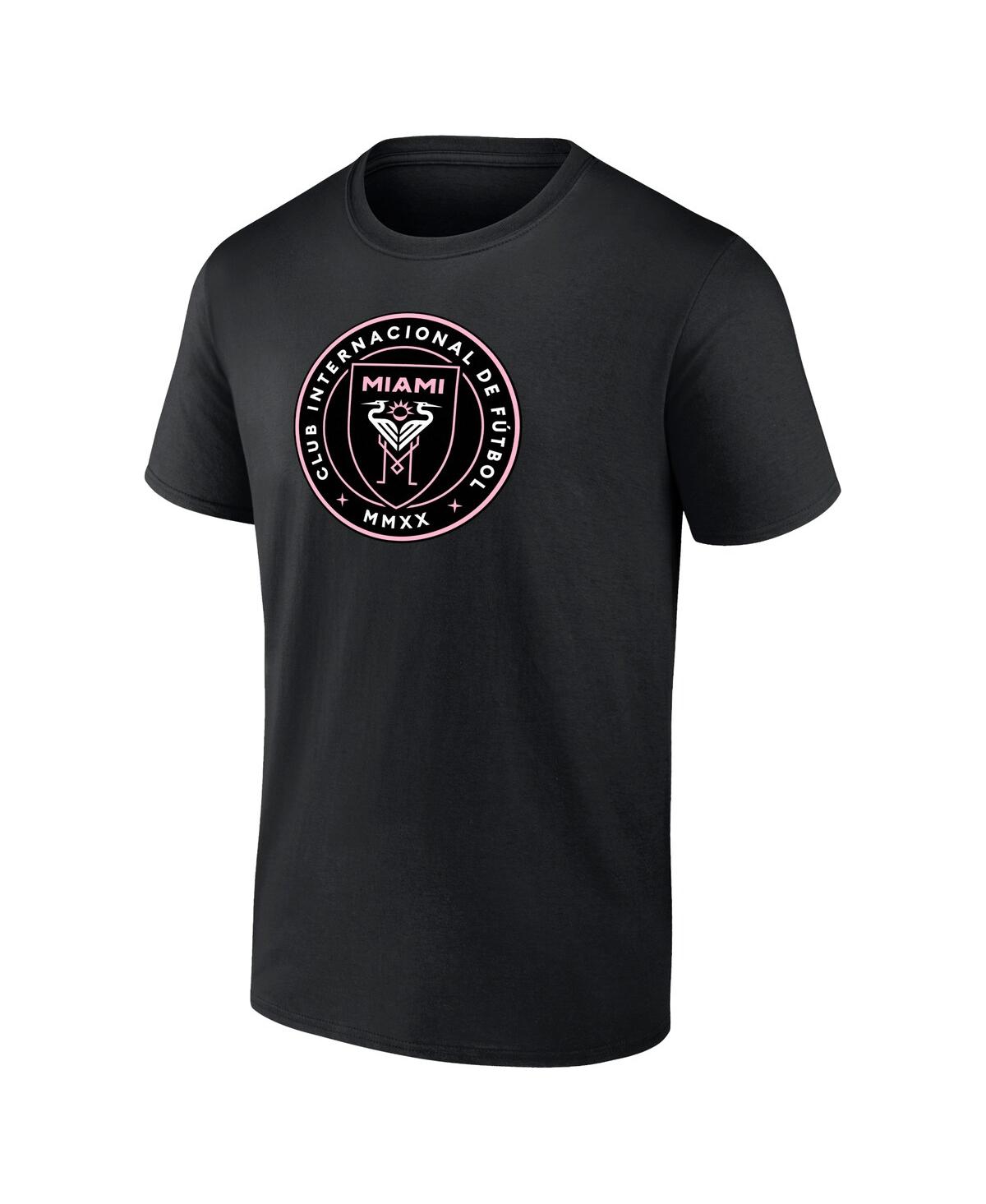 Fanatics Men's Lionel Messi Inter Miami Cf Authentic Stack Name Number T-shirt In Black