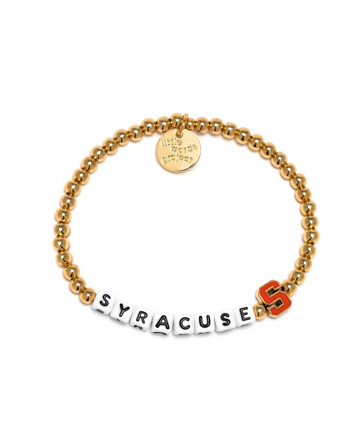 Syracuse Orange 14k Waterproof Gold Bracelet
