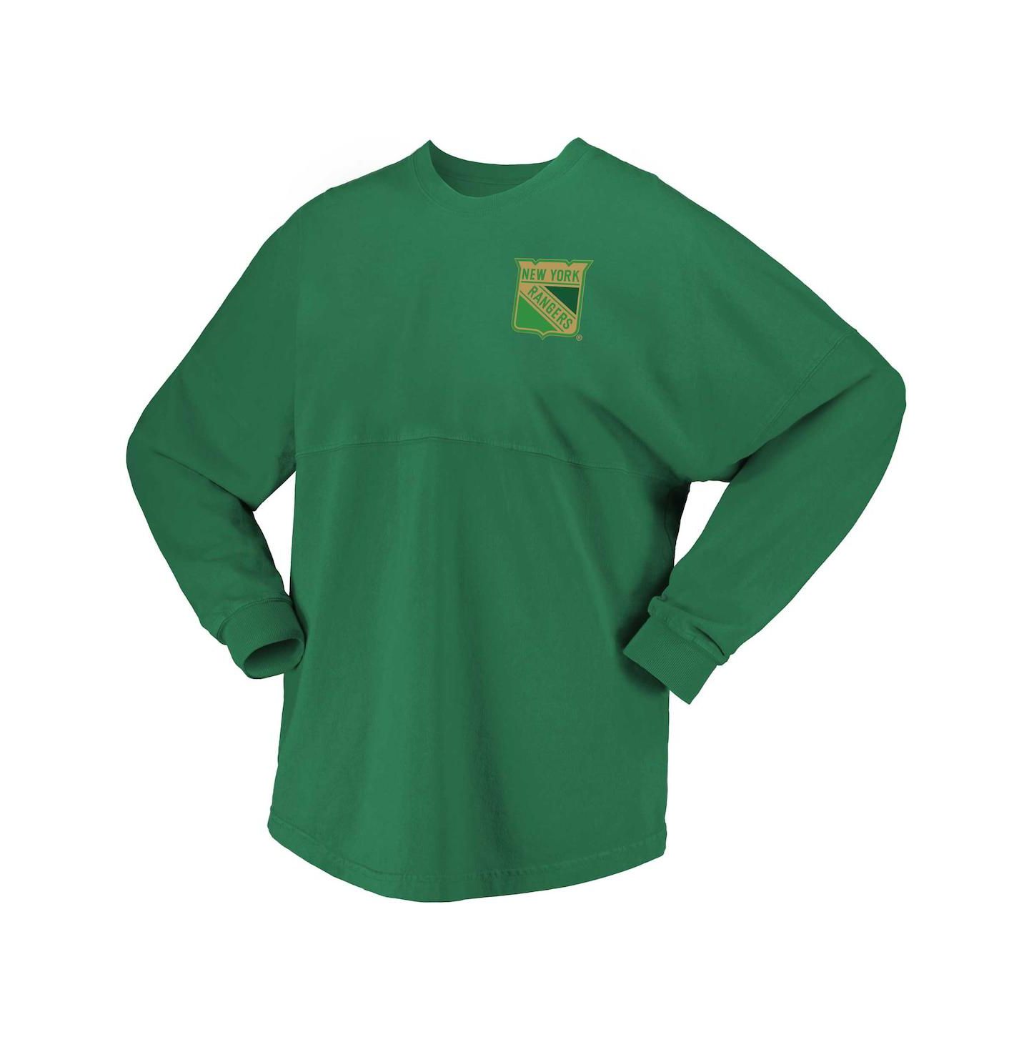 Женская футболка Fanatics Kelly New York Rangers St. Patrick's Day Spirit Jersey — фото 2