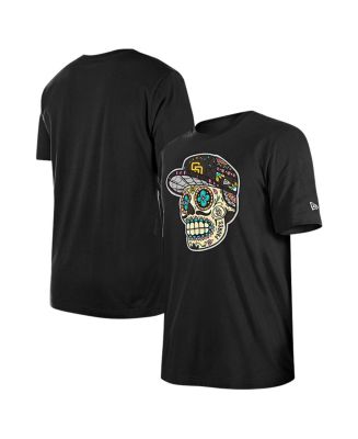 New Era Men's Black San Diego Padres Sugar Skulls T-Shirt - Macy's