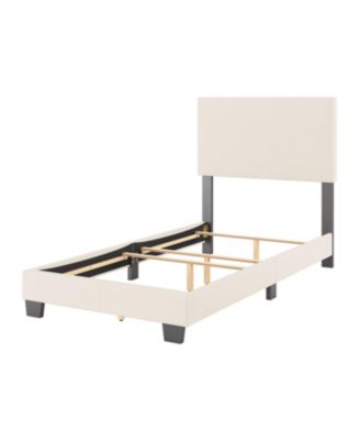 Upholstered Modern Single Boucle Bed