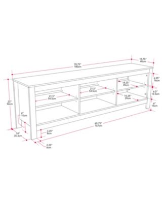 TV Stand with Open Shelves for TVs up to 85"