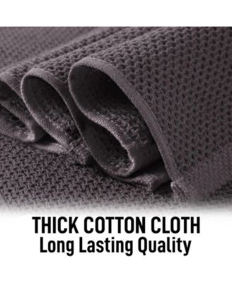 Reusable 100% Cotton Waffle Weave 3 Pc. Kitchen Towels