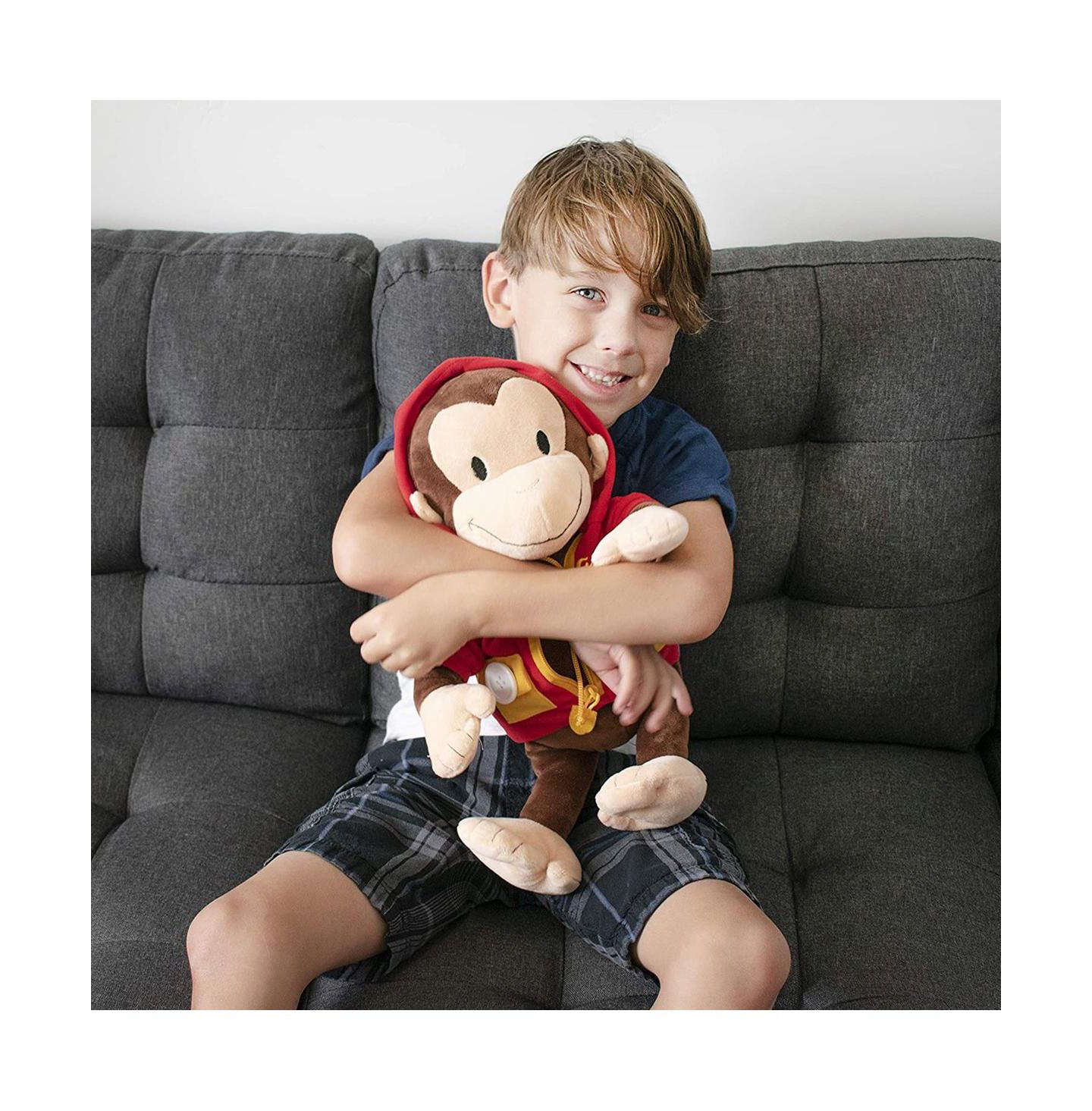 Детская мягкая игрушка Kids Preferred Learn to Dress Curious George Plush — фото 4