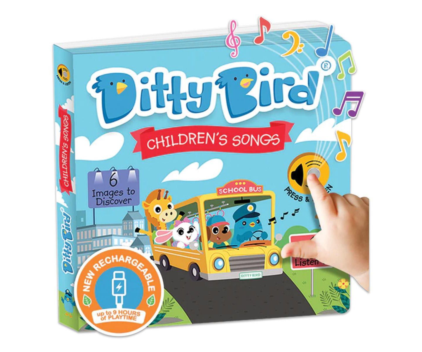 Детские игрушки Ditty Bird Children's Songs and Action Songs Books — фото 6