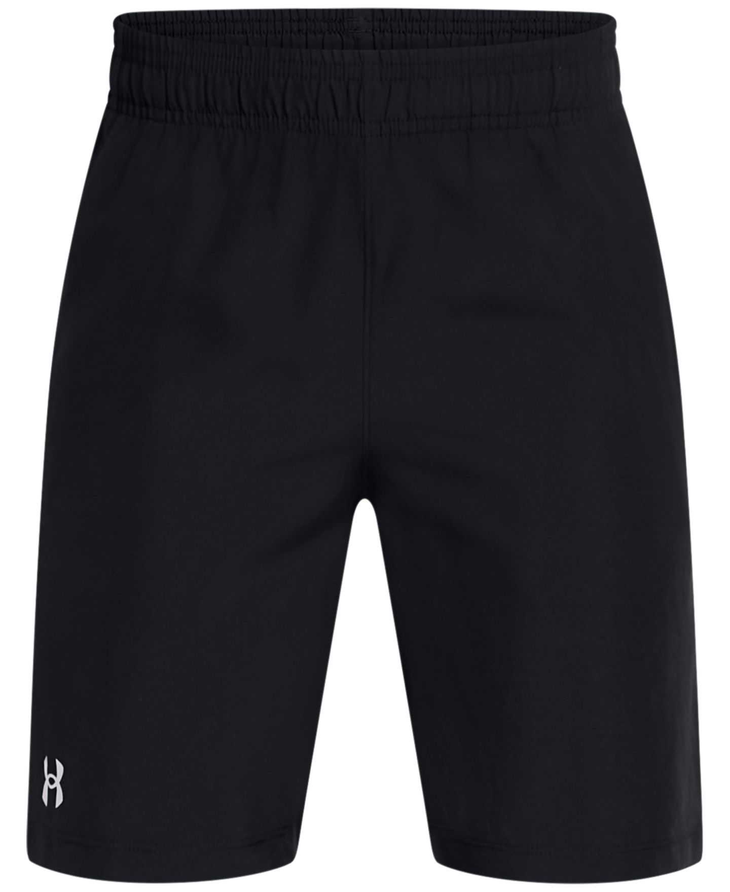 Мальчиковые шорты Under Armour Woven на кулиске, цвет: Чёрный — фото 1