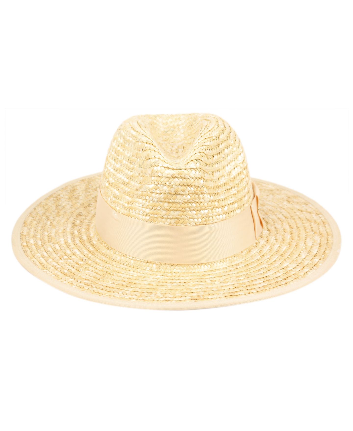 Женский головной убор Angela & William Straw Panama Fedora Hat, цвет: Натуральный — фото 2