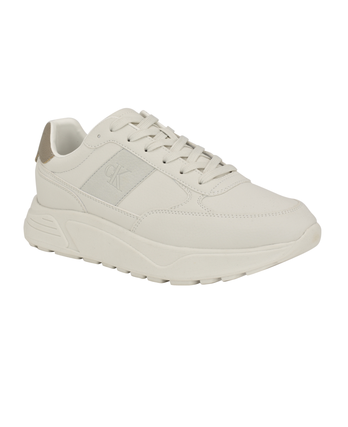Men's Blend Lace-Up Casual Sneakers - Ivory Multi