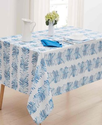 Seagrass Stripe Water-Resistant Indoor and Outdoor Tablecloth, 60" x 102" Rectangle