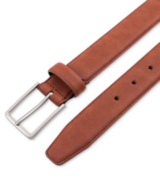 Men's Faux Suede Belt, Created for Macy's
