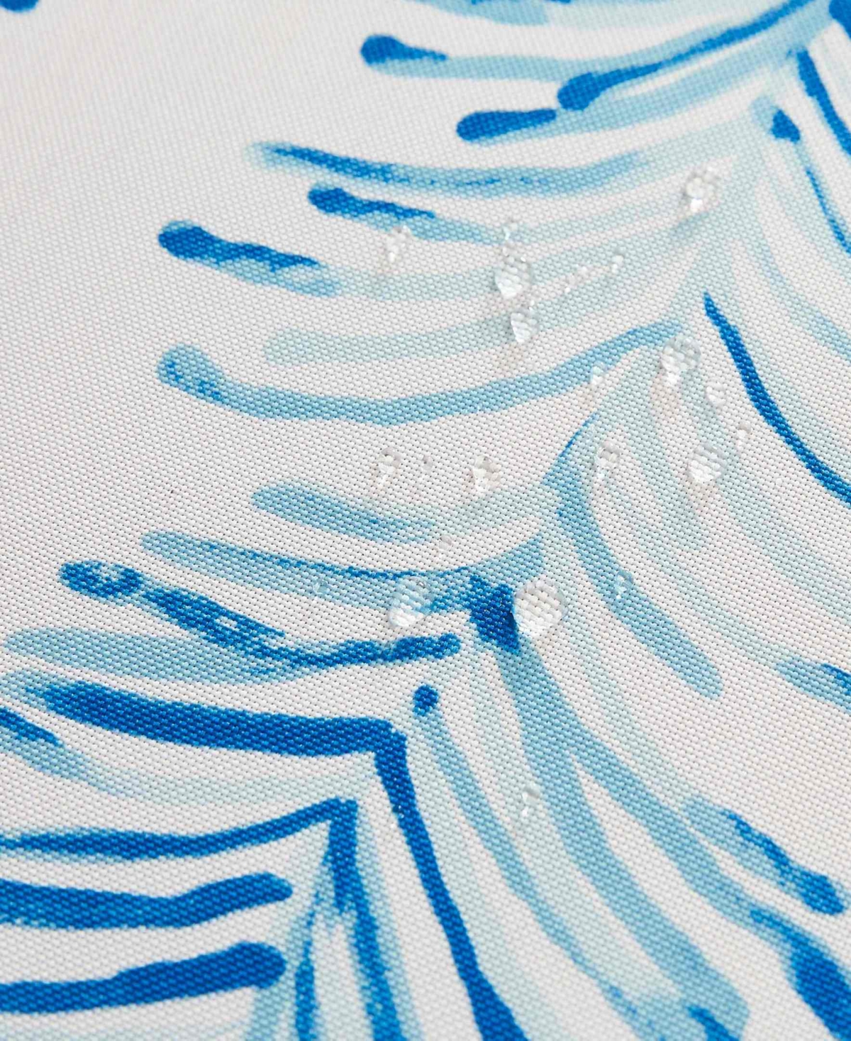 Avanti Seagrass Stripe Water-resistant Indoor And Outdoor Placemats, Set Of 4, 13" X 19" In Blue