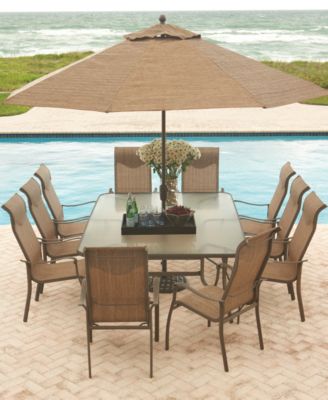 oasis outdoor dining table