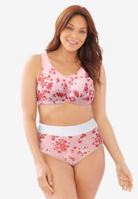 Women's Full Coverage Stretch Cotton Color Block Brief 3-Pack