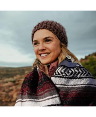 Authentic Large Handwoven Mexican Blanket - Durable Serape