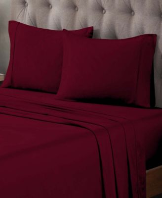 400-TC Egyptian Cotton Solid Deep Pocket 4 Piece Sheet Set, Full