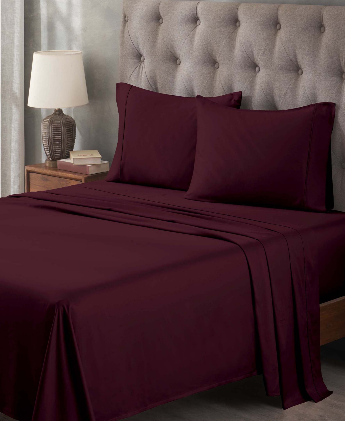 Superior Egyptian Cotton 400 Thread Count Solid Deep Pocket Sheet Set, Xl