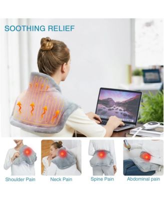 Weighted Electric Heating Pad for Neck and Shoulders, 22" x 19"