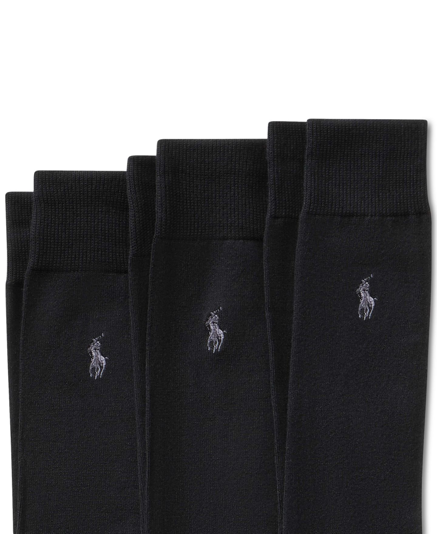 Носки Supersoft для мужчин, 3 шт. — Polo Ralph Lauren, цвет: Чёрный — фото 2