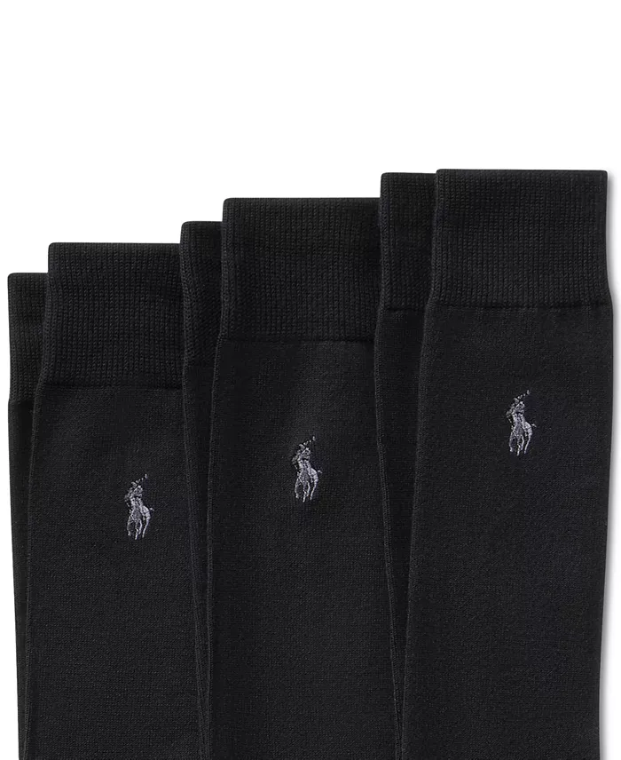 Men's Supersoft Dress Socks, 3-Pack - thumbnail 3