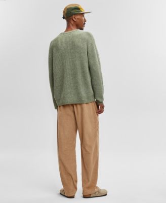 Men's Long-Sleeve Relaxed Crewneck Sweater, Created for Macy's