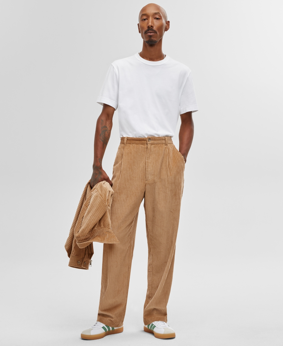 Mode of One Men's Relaxed-Fit Cord Pants, Created for Macy's