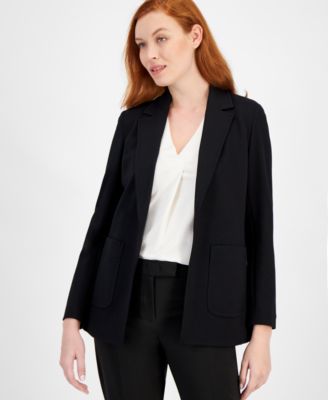 Anne Klein - Women's Compression Notched Collar Blazer
