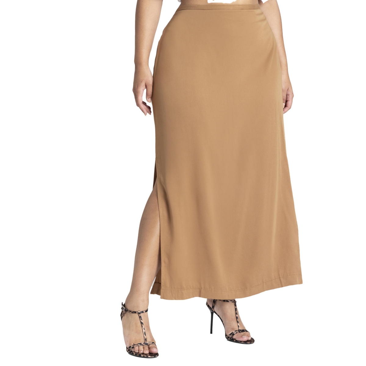 Eloquii Plus Size Lightweight Column Skirt