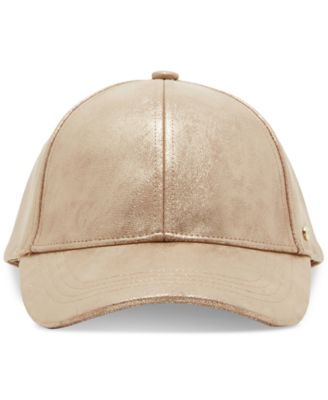 Women's Stone Distressed Metallic Baseball Cap