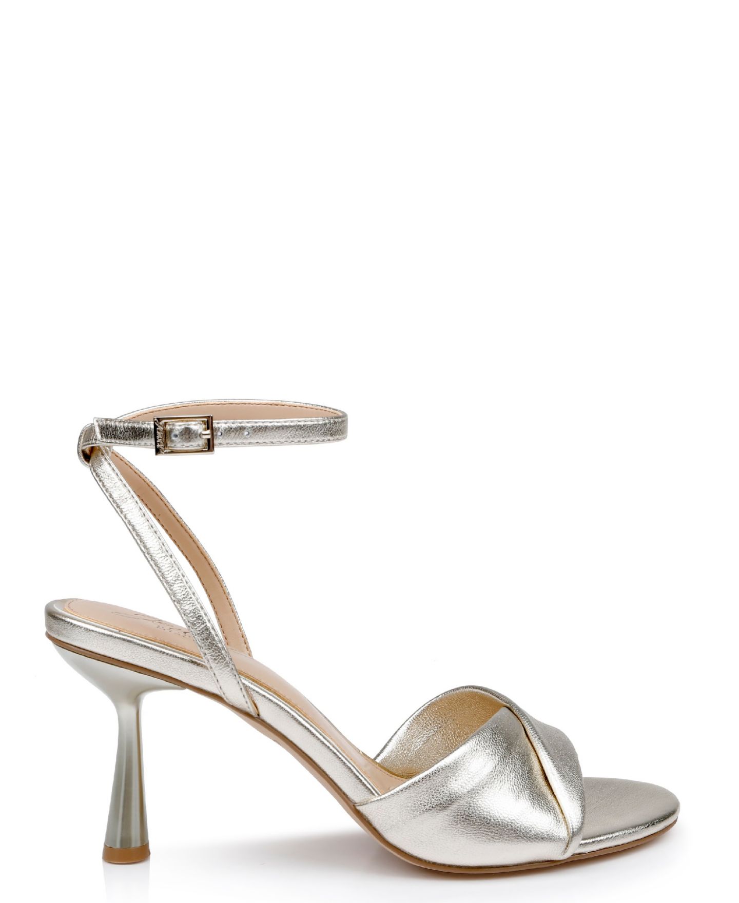 Женские сандалии Jewel Badgley Mischka Kaia Dress Evening Sandal, цвет: Золотой кожаный — фото 2