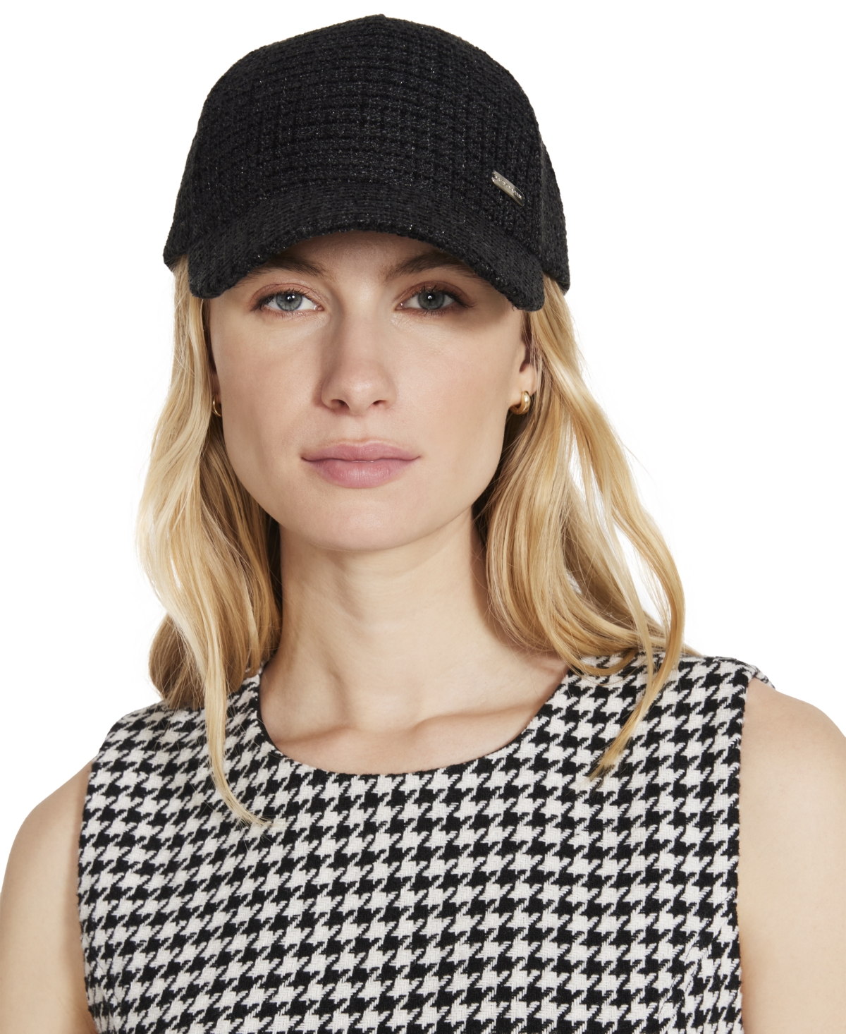 Steve Madden Tweed Baseball Cap