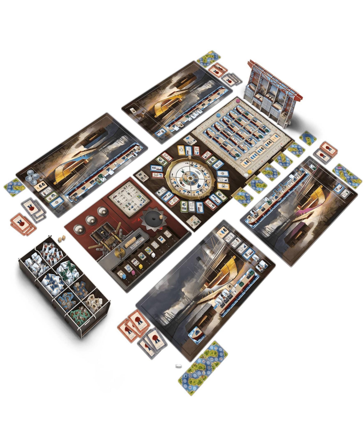 Rio Grande Games Shipyard 2nd Edition Strategy Board Game In Multi