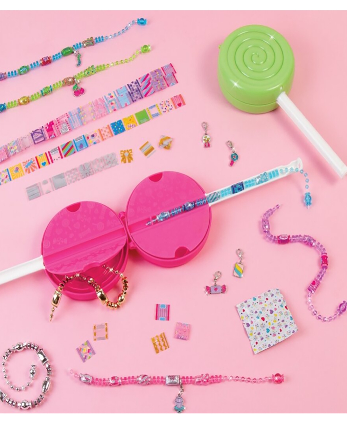 Make It Real Shrink Magic Sweet Sour Lollipop Bracelet Kits In Multi