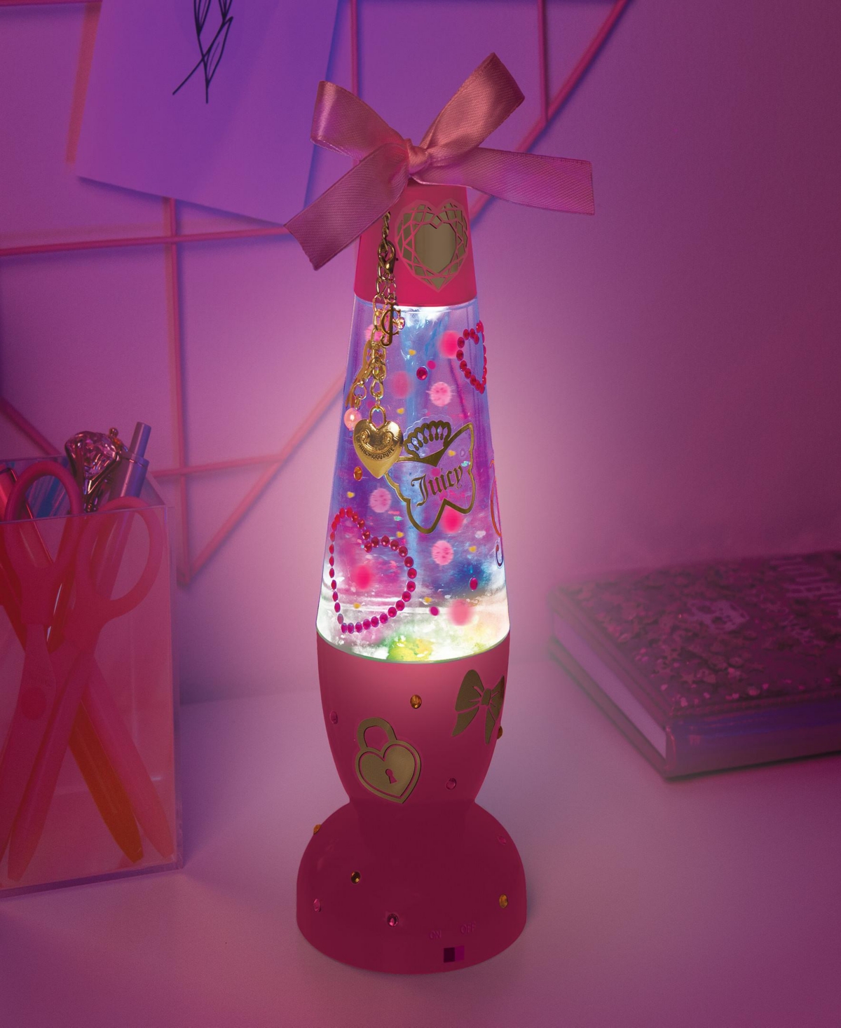 Make It Real Juicy Couture Dazzling Swirl Led Color Change Light In Multi