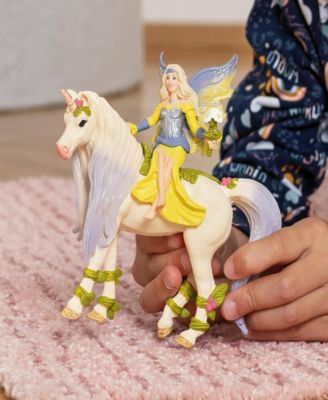 Bayala Fairy Sera With Blossom Unicorn Playset