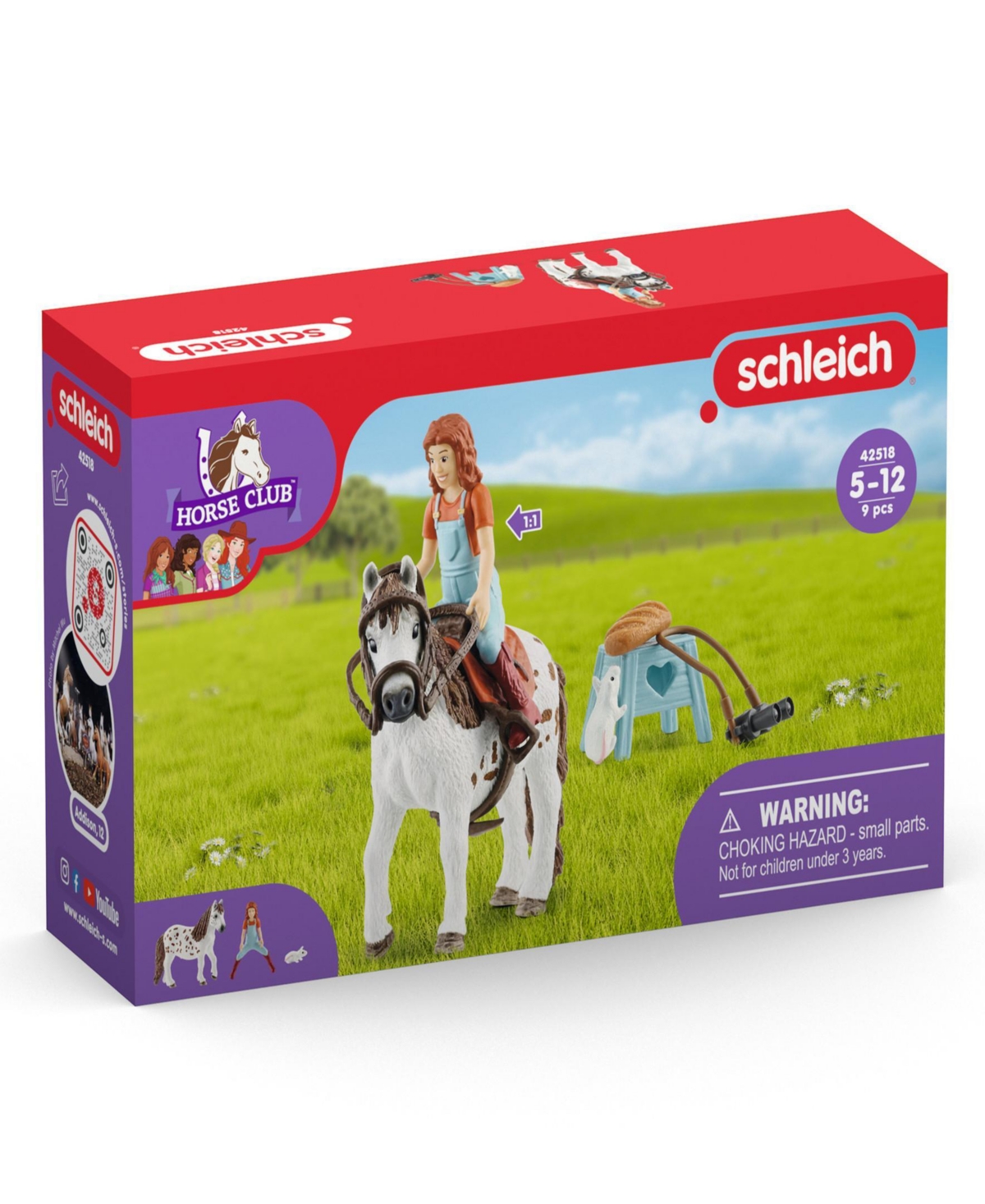 Schleich Horse Club Mia Spotty Figurine Playset In Multi