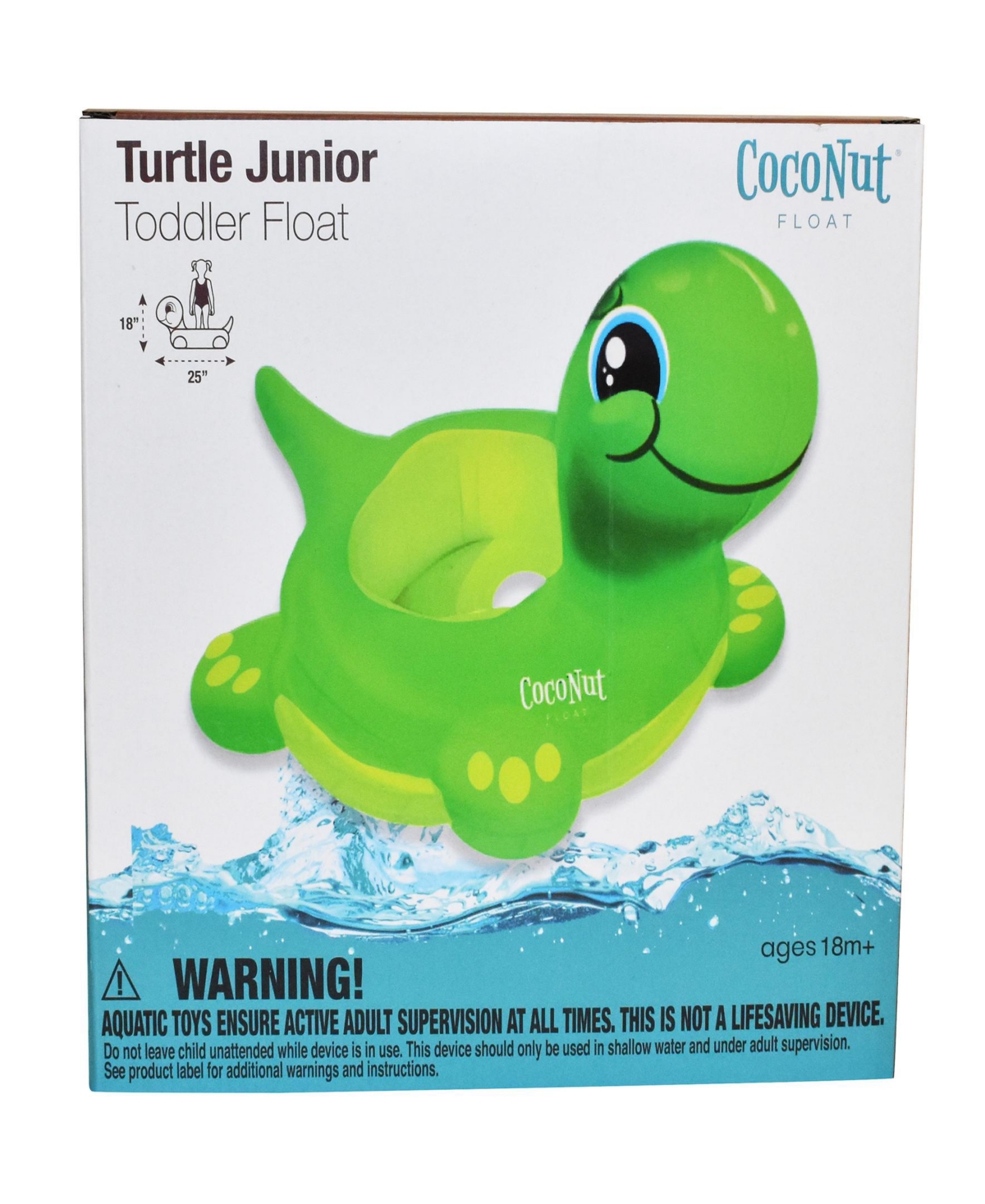 Coconut Outdoor Turtle Junior Green Inflatable Float In Multi