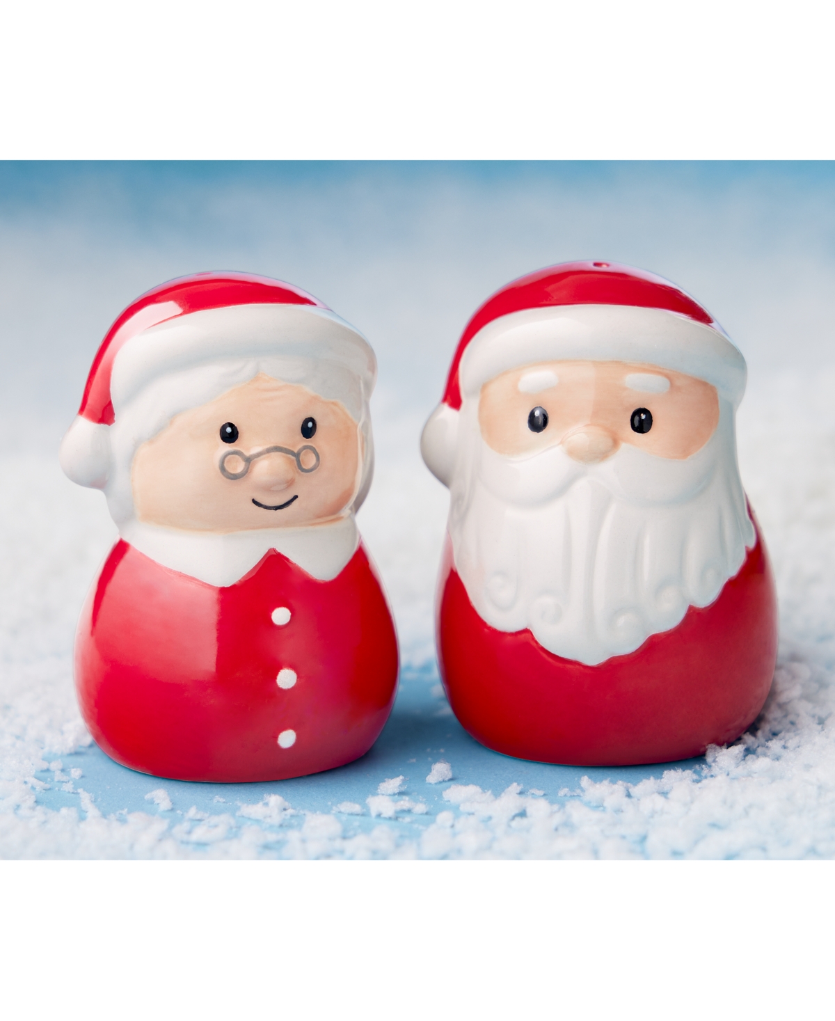 Holiday Lane Mr. & Mrs. Clause Salt and Pepper Shakers
