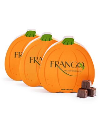 Frango Chocolates 3 Pack Milk Mint Chocolates in Pumpkin Box, Created for Macy's