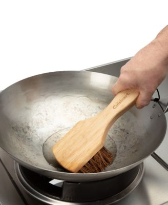 Outdoor Wok Cleaning Brush & Bottle Set