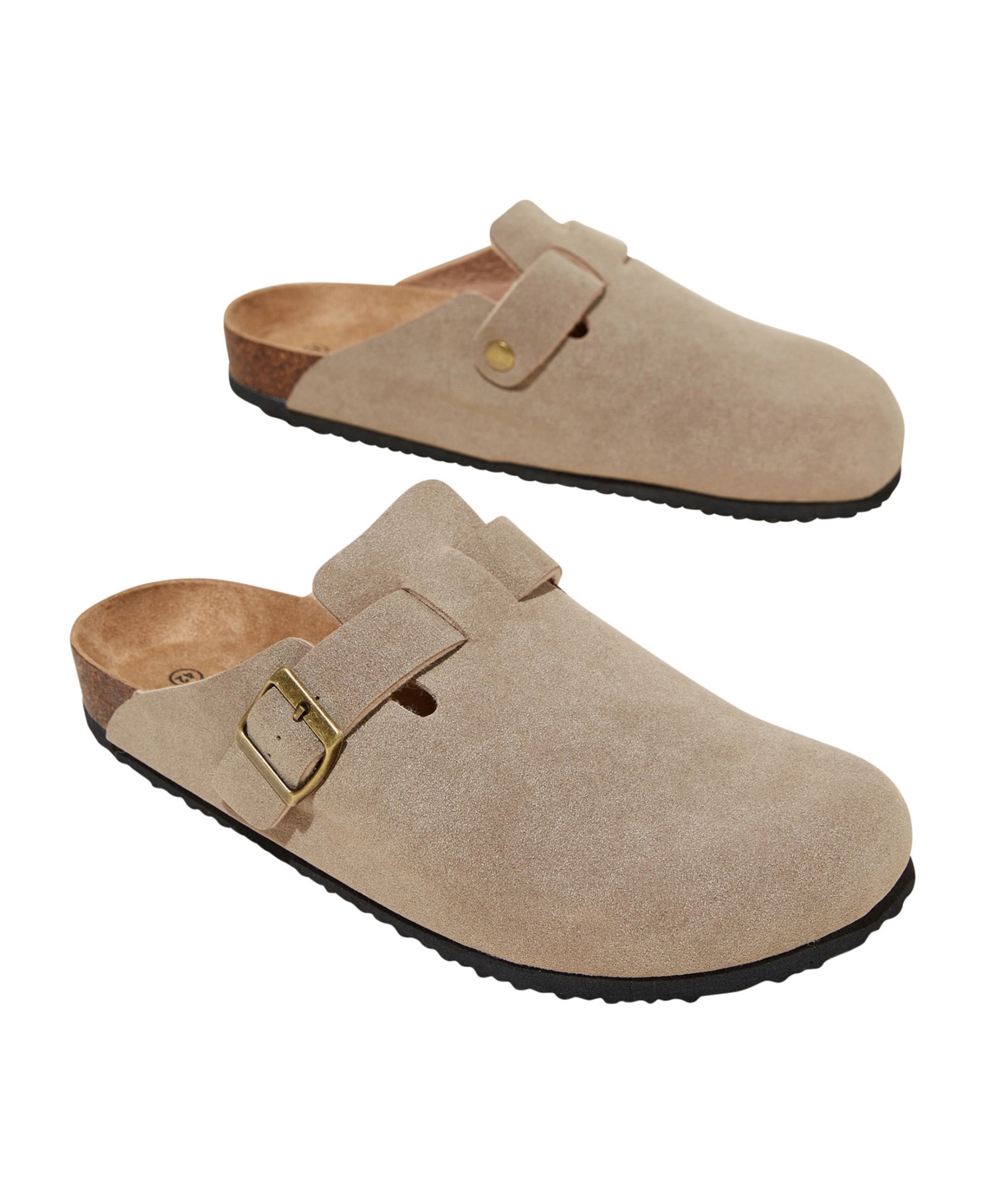 Cotton On Closed Toe Buckle Slide In Brown