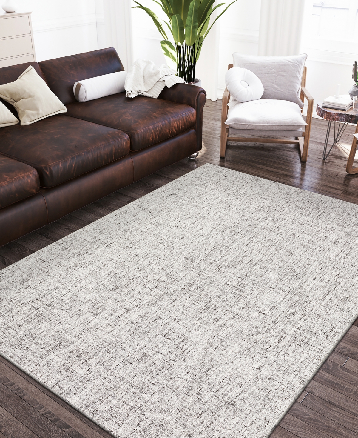 Dalyn Mateo Me1 8'x10' Area Rug In Gray
