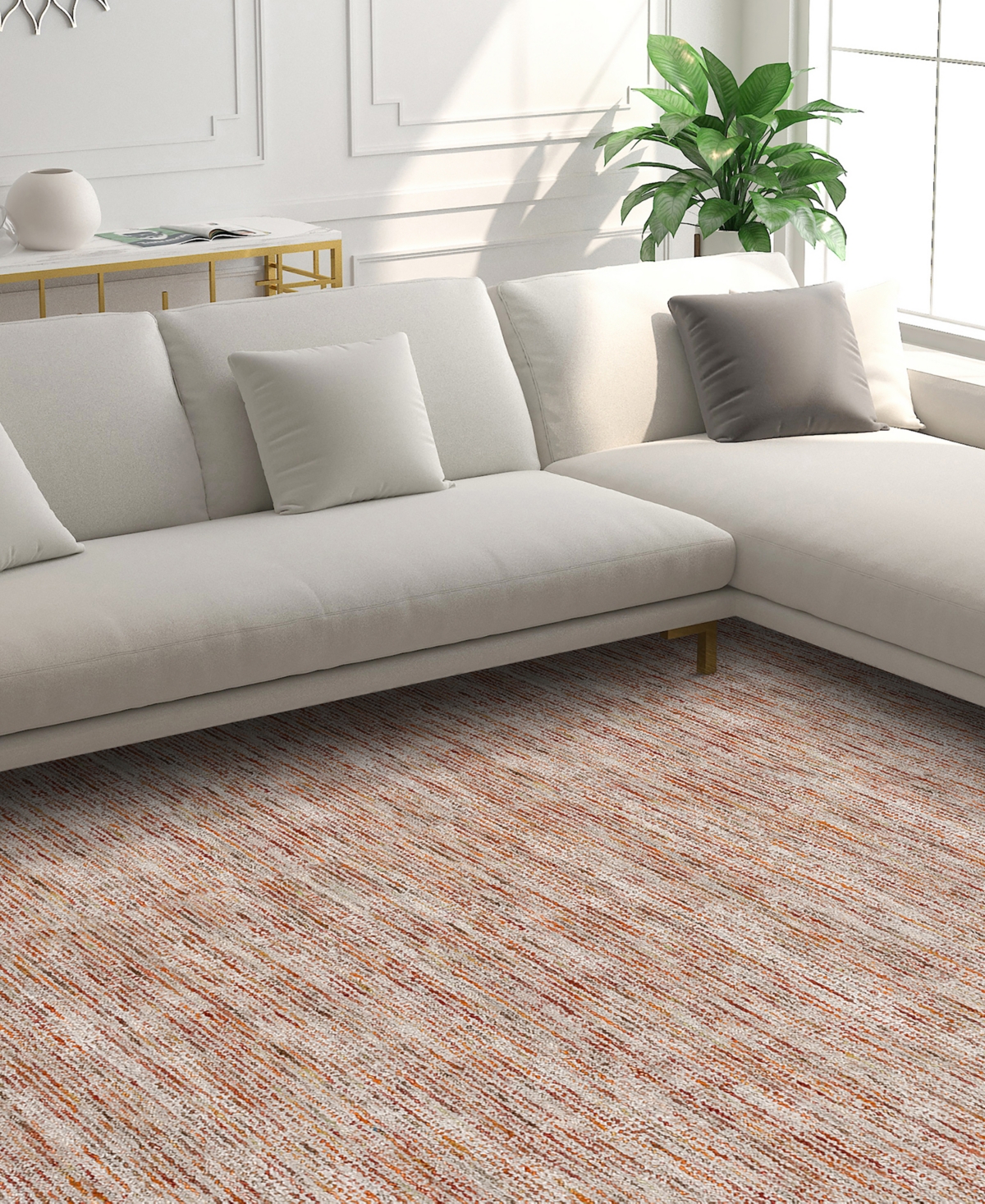 Dalyn Arcata Ac1 5'x7'6" Area Rug In Paprika