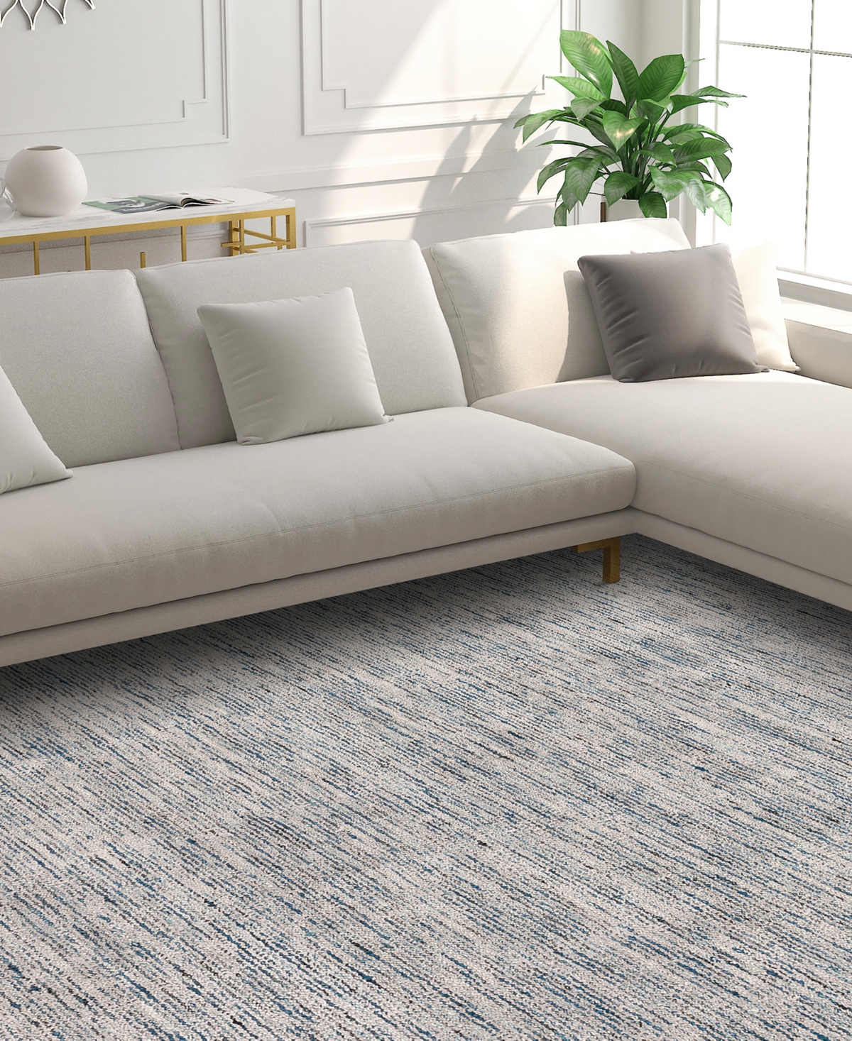 Dalyn Arcata Ac1 5'x7'6" Area Rug In Denim